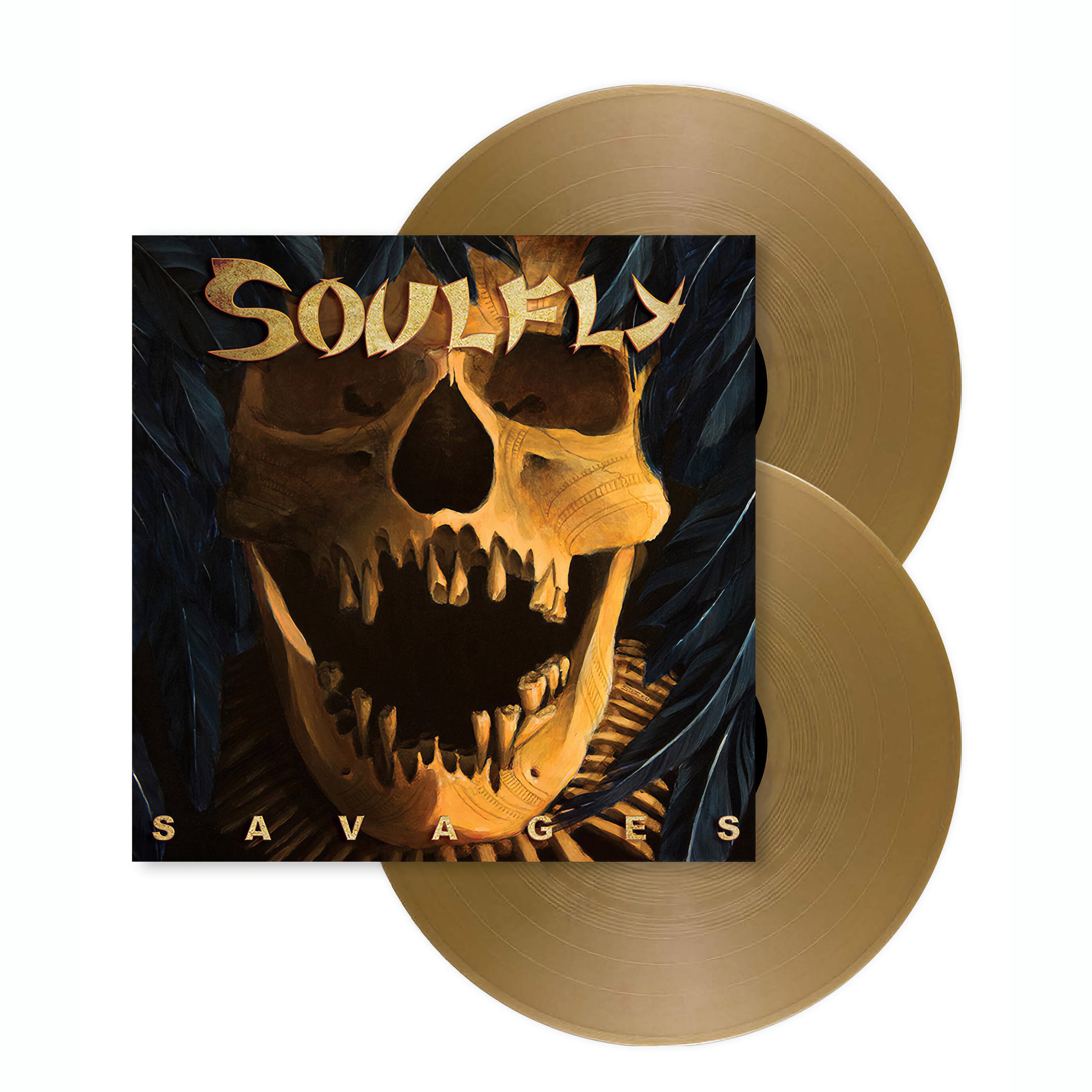 Soulfly – Savages – Gold Vinyl 2 LP — Cosmic Freqs. Records